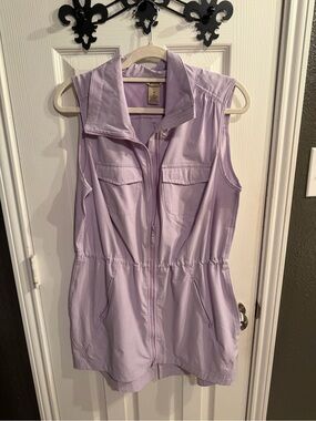 Duluth Trading Co Lavender Sleeveless Utility Vest